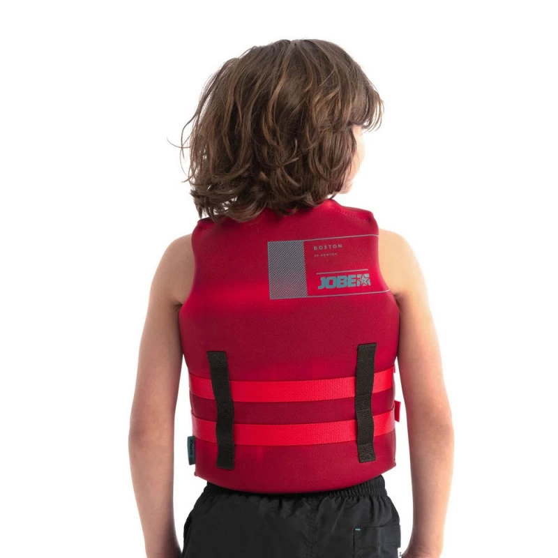 GILET DE FLOTTAISON JOBE NEOPRENE VEST ENFANT ROUGE – Image 3