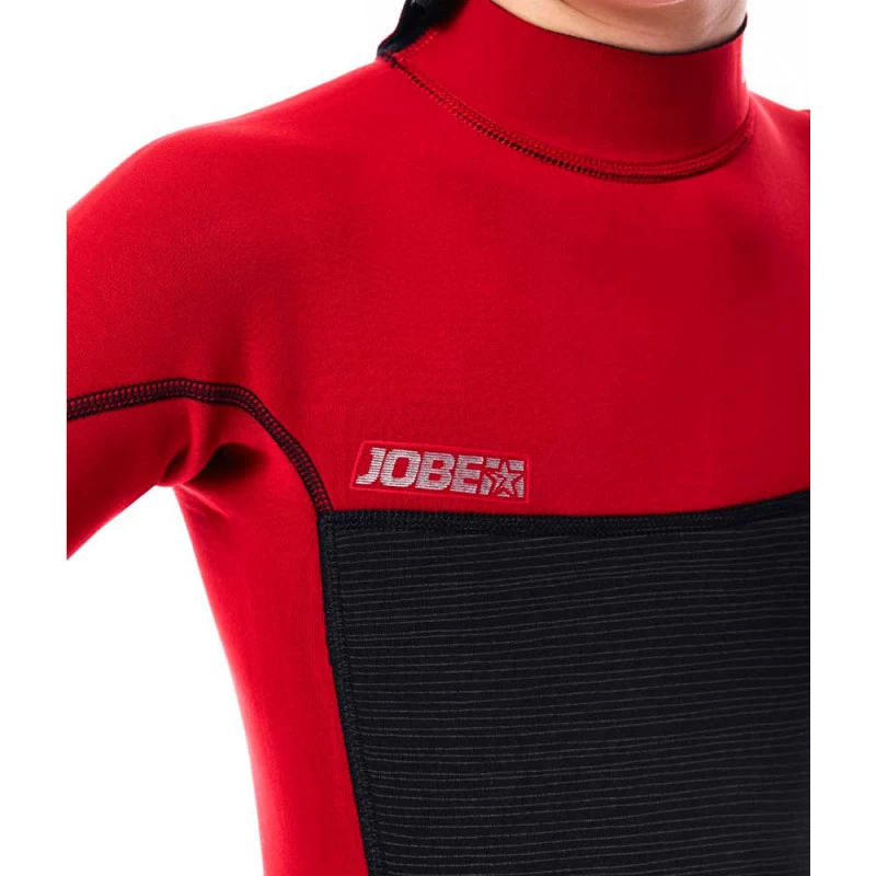 SHORTY JOBE BOSTON 2MM ENFANT BACKZIP ROUGE M – Image 3